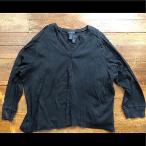 Rafaella long Sleeve Cardigan Sweater w/ Tank top